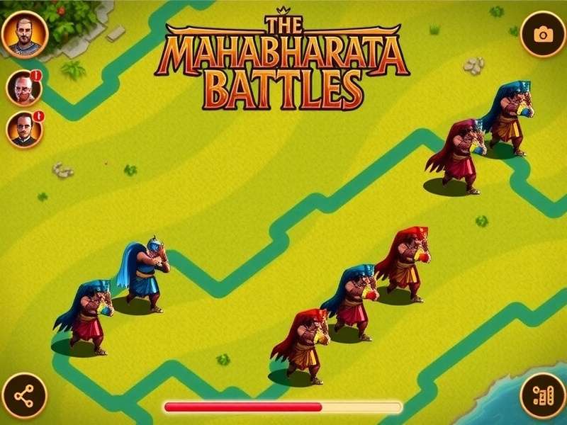 Mahabharata Battles Game Main Screen