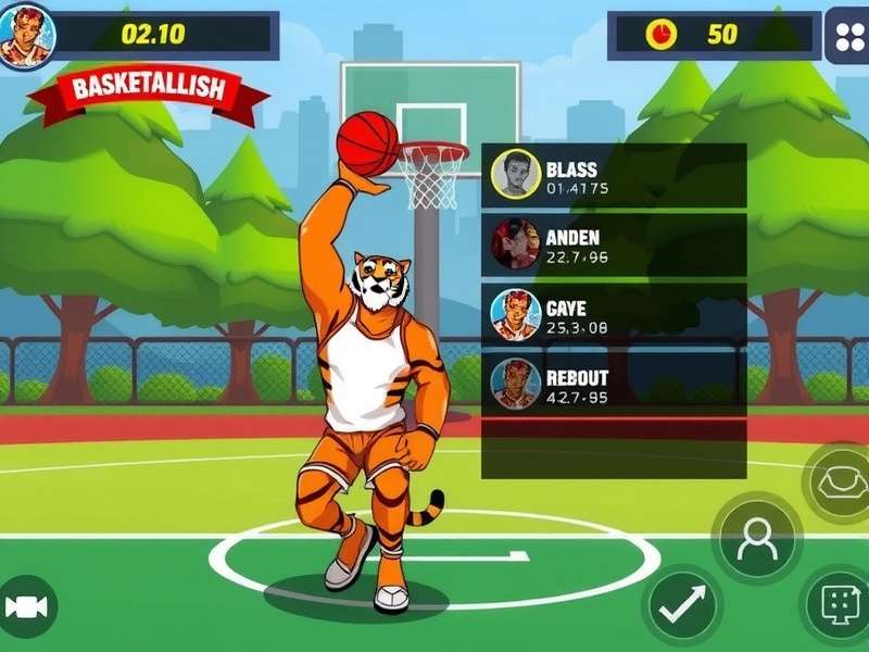 Elite Tiger Basket Hero character ability showcase