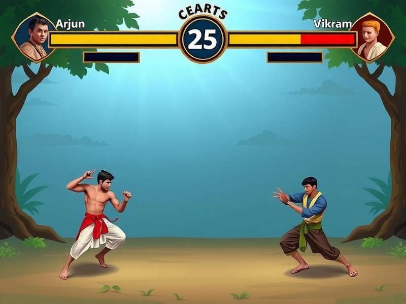 Mysore Fighter Prodigy gameplay screenshot showing characters in combat