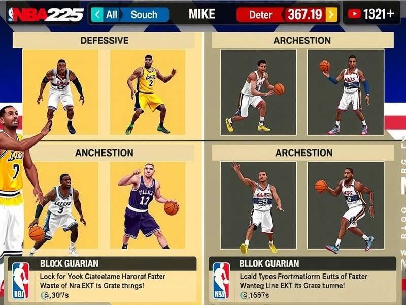 NBA 2K25 Block Guardian player archetypes comparison