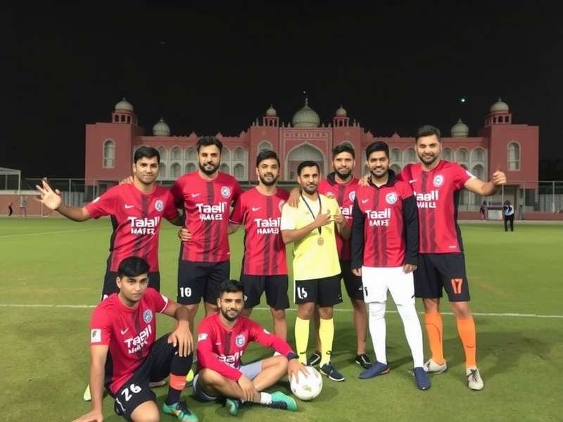 Taj Mahal FC Team Celebration
