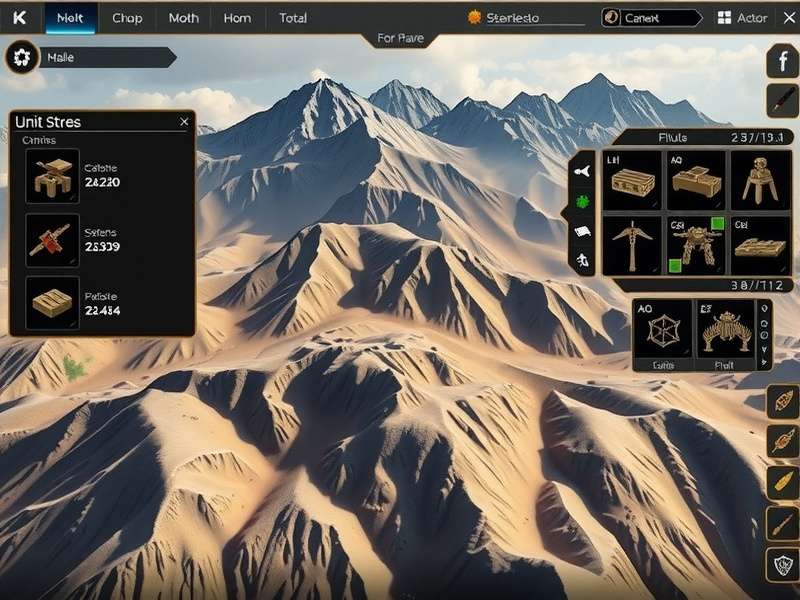 Kargil Warriors strategy map interface