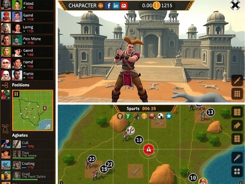 Supaul Spartan Saga strategy map showing tactical positions