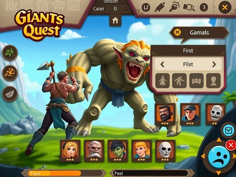 Giants Quest character classes showcase