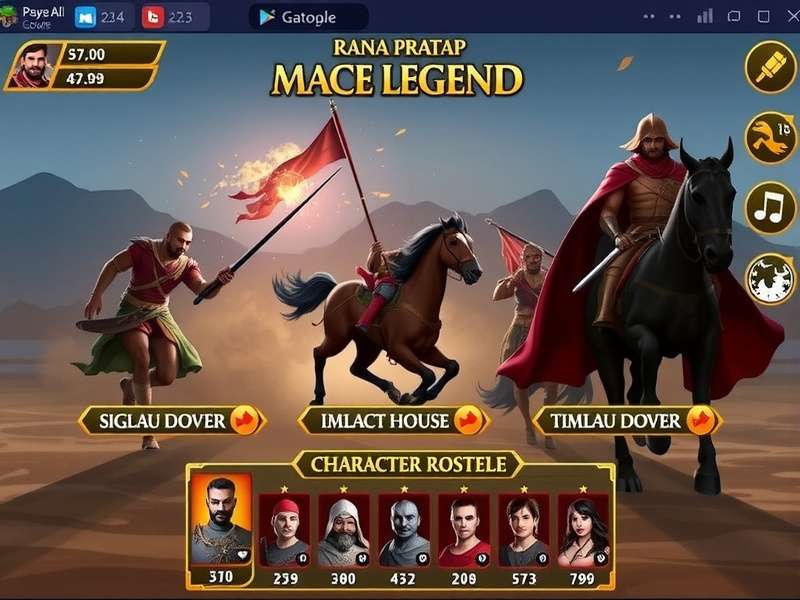 Rana Pratap Mace Legend Character Roster Character roster in Rana Pratap Mace Legend