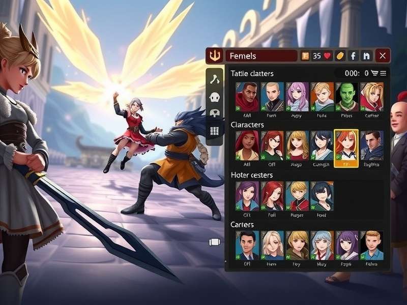 Fennel Triumphant Saga character customization screen