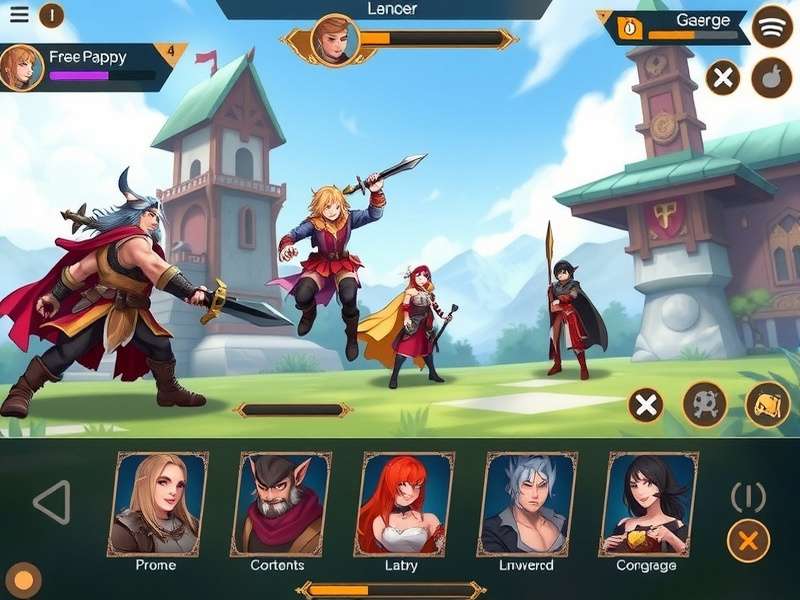 Fennel Triumphant Saga gameplay screenshot showing character battles