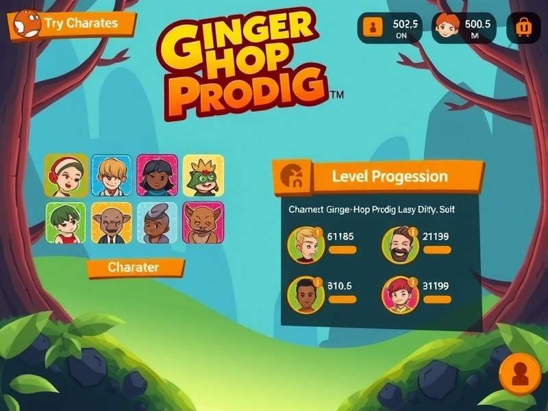 Ginger Hop Prodigy character selection screen