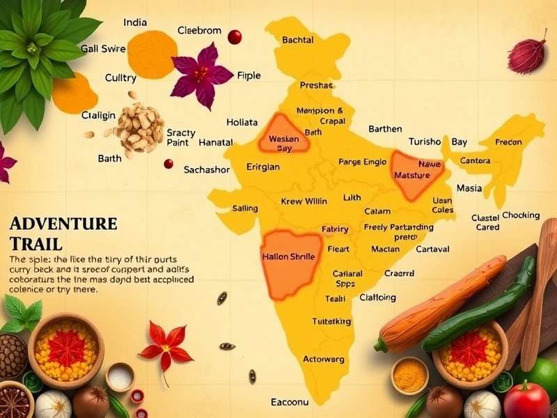 Curry Adventure Trail gameplay showcasing vibrant Indian spices and ingredients