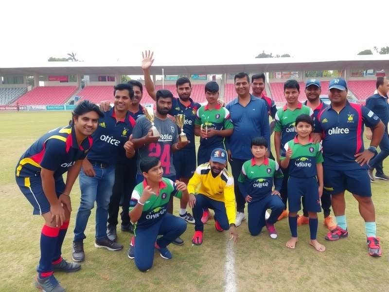 Bangalore Bulls Rugby championship celebration with trophies