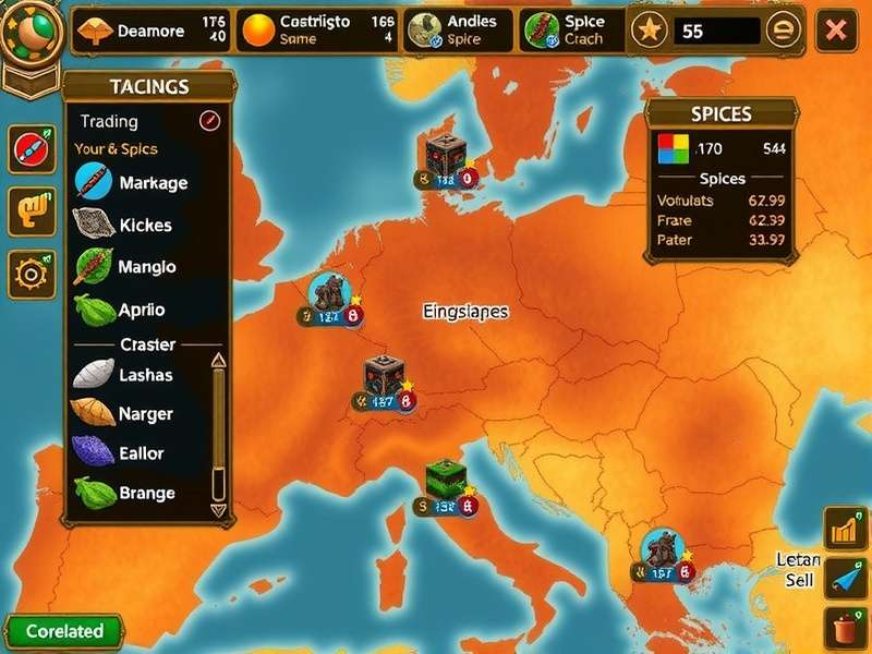 Legendary Nutmeg Ruler empire management interface