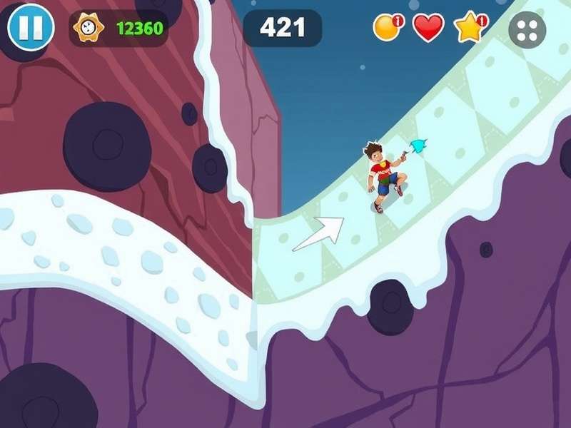 Bheem Icy Slide Adventure Gameplay Bheem Icy Slide Adventure Game Screenshot