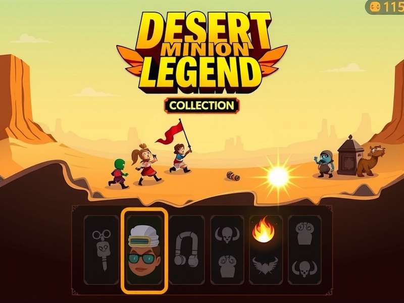 Desert Minion Legend character collection screen showing various minion types