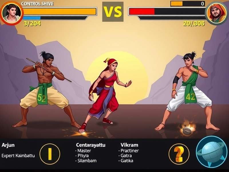 Character Arjun - Master of Kalaripayattu