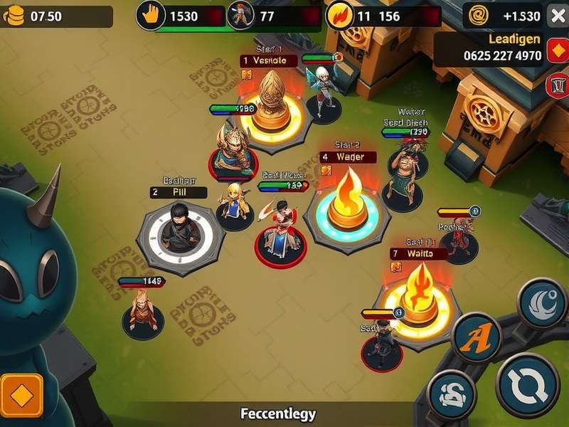 Scorching Drop Conqueror gameplay screenshot showing strategic elements