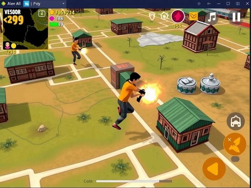 Bharat Warzone Challenge map and interface overview