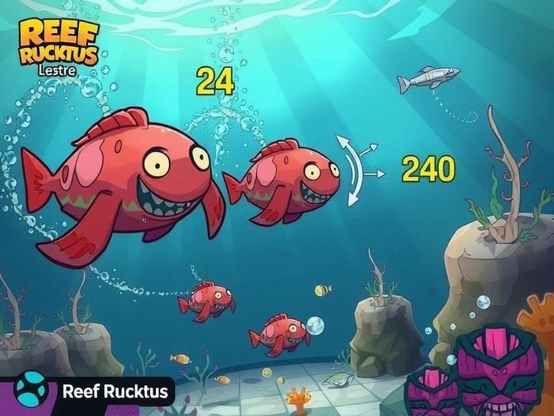Reef Ruckus Underwater Adventure Reef Ruckus underwater gameplay scene