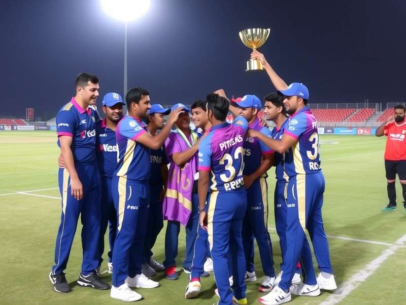 Rajkot Royals players during practice session