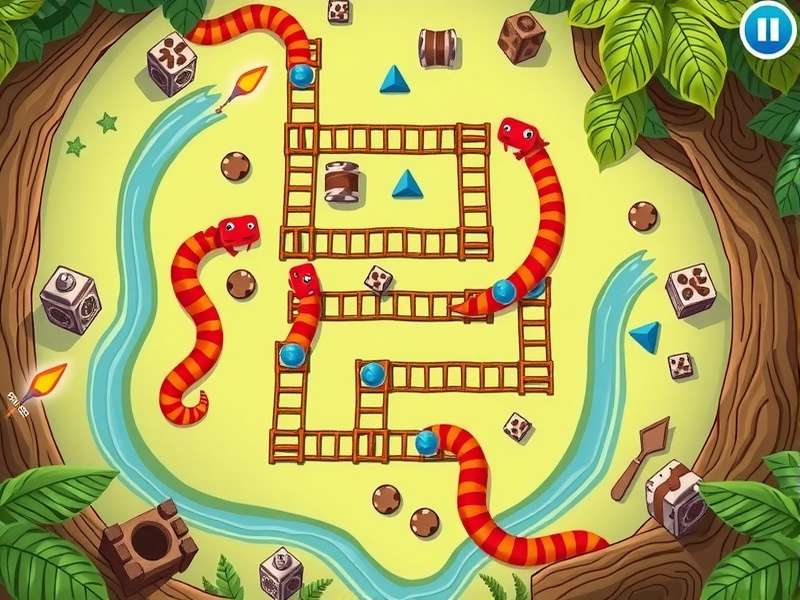 Modern Ladders Snakes Adventure gameplay with multiple players