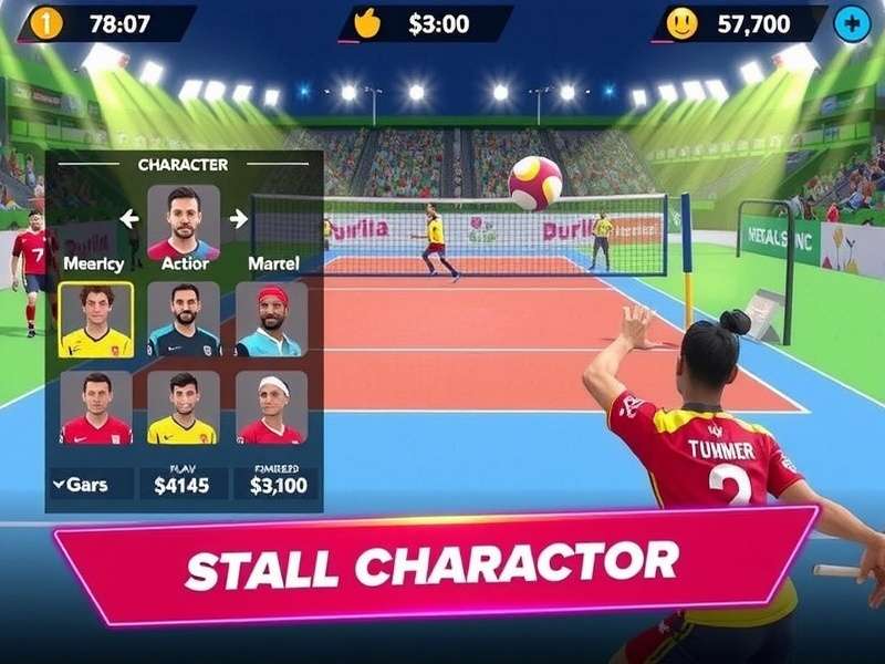 Volley Nawabs Mobile Game Interface Volley Nawabs Gameplay Screenshot
