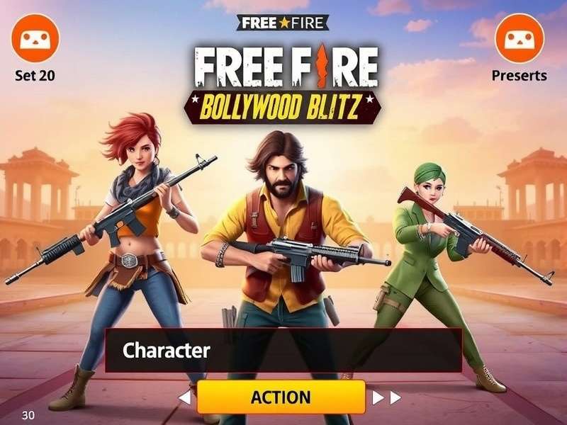 Free Fire Bollywood Blitz Gameplay Action