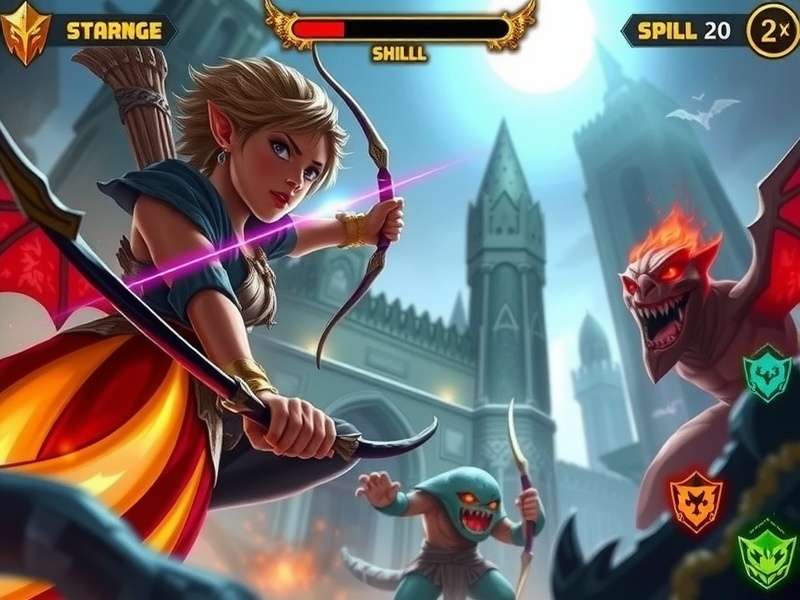 Archero Hunter character selection screen