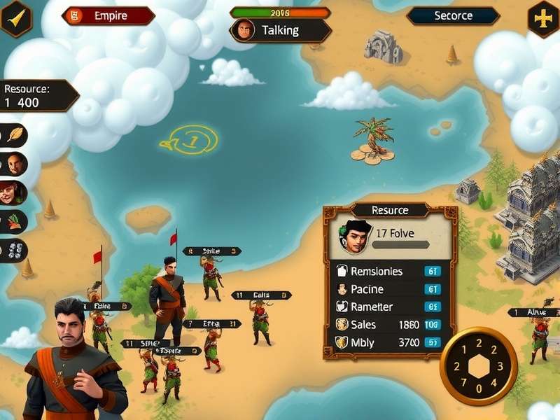 Spice Empire Warriors resource management interface
