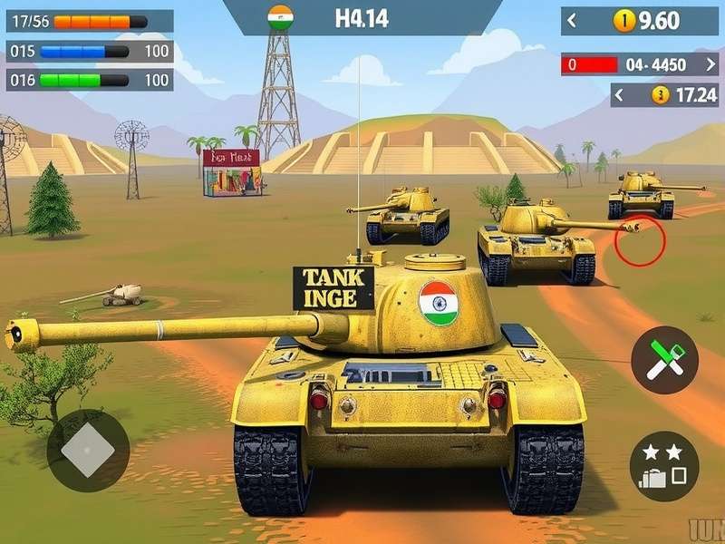 Incredible India Tank customization options and garage interface