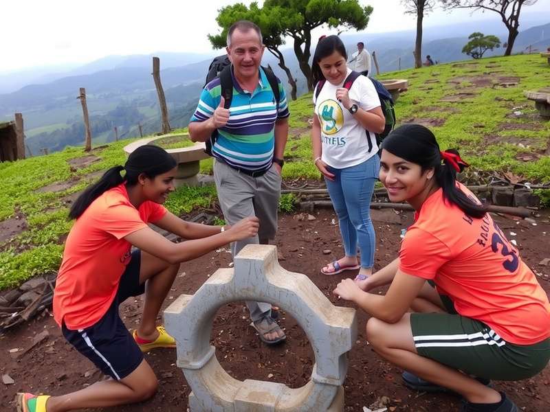 Team celebrating completion of Goa Fleet Foot Trek challenge