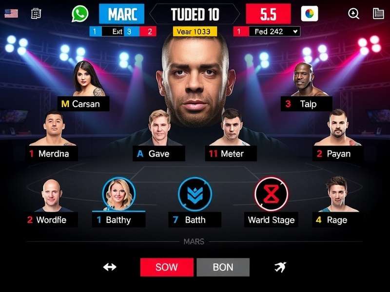 NEUFC Ultimate Showdown match gameplay with tactical controls