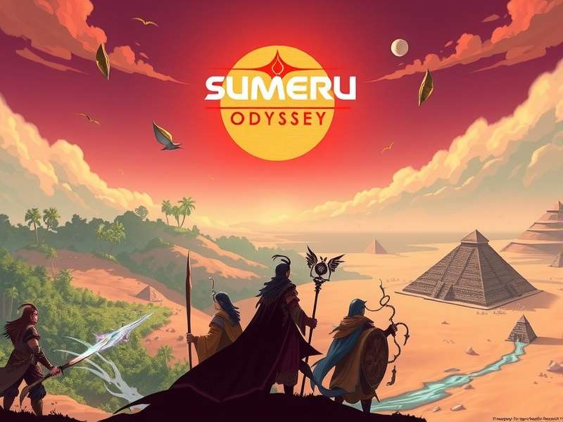 Sumeru landscape showing rainforest and desert regions