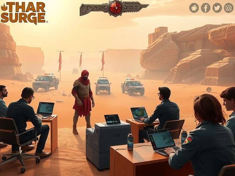 Thar Surge community event with players and developers