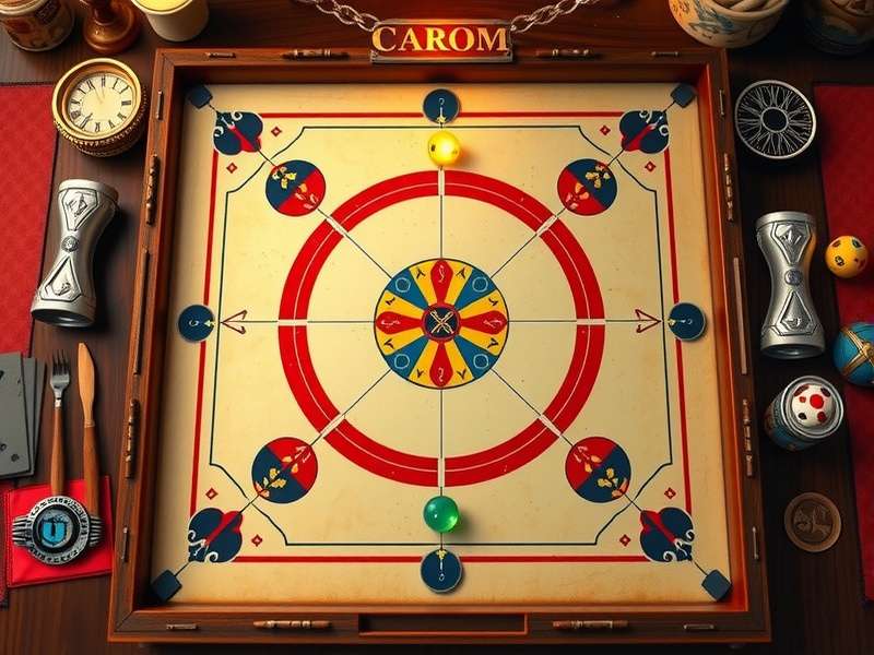 Carrom Master Blast board setup
