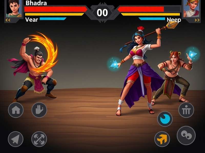 Haryanvi Battle Beast control interface and combat system