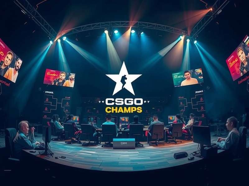 Mumbai CSGO Champs tournament arena with players competing
