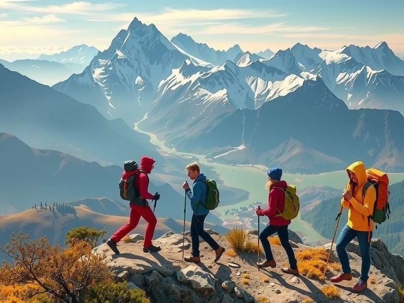 Excellent Trek gameplay showing mountain trekking adventure