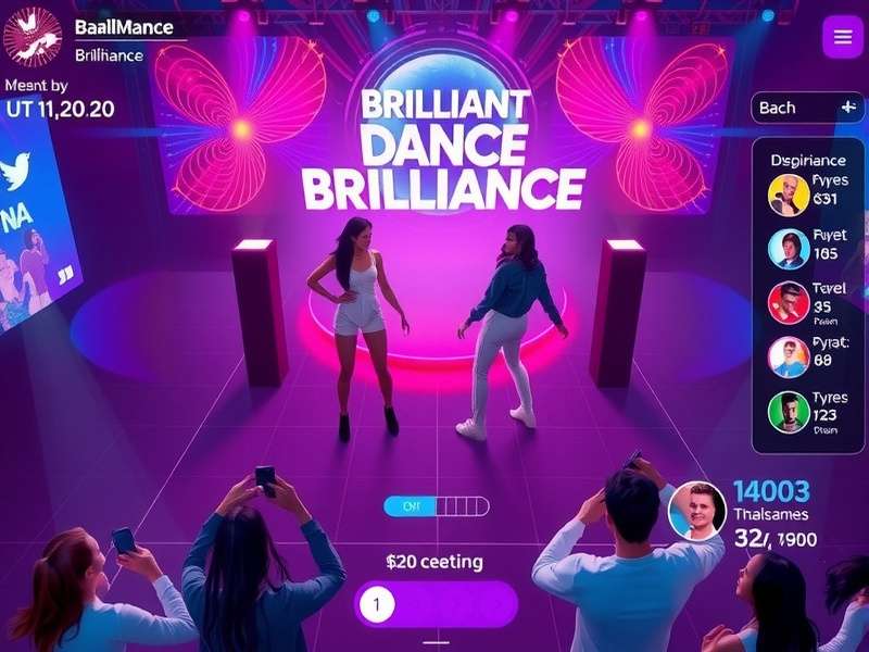 Brilliant Dance Brilliance scoring interface and player progression