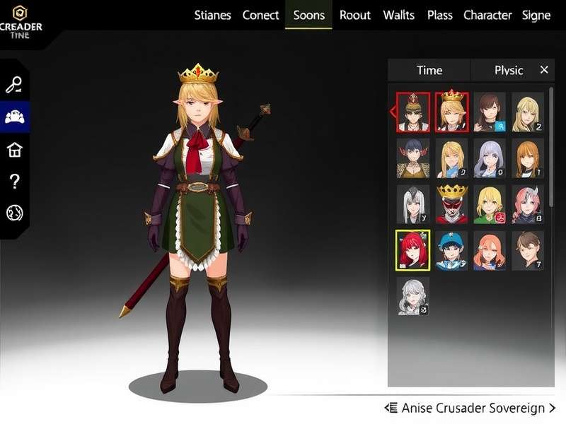 Anise Crusader Sovereign character customization