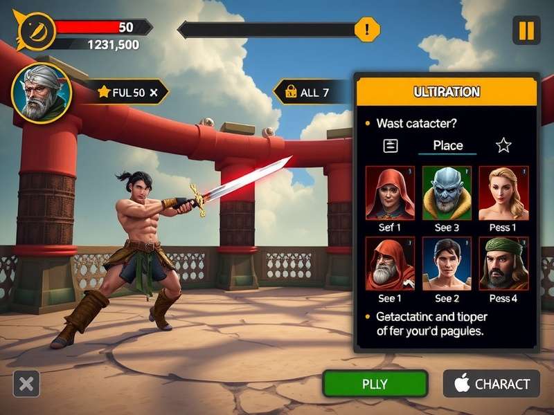 Fearless Conquerors character progression interface