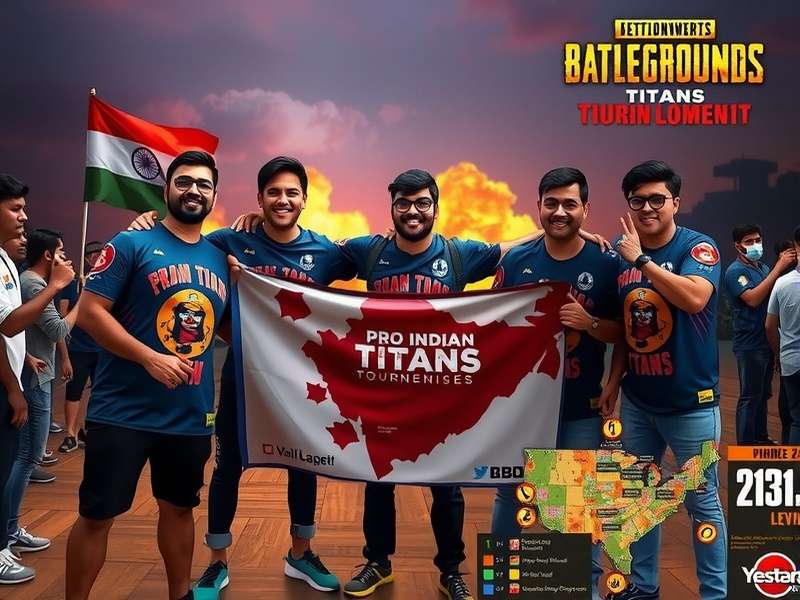 PUBG Pro Indian Titans strategic map positioning diagram