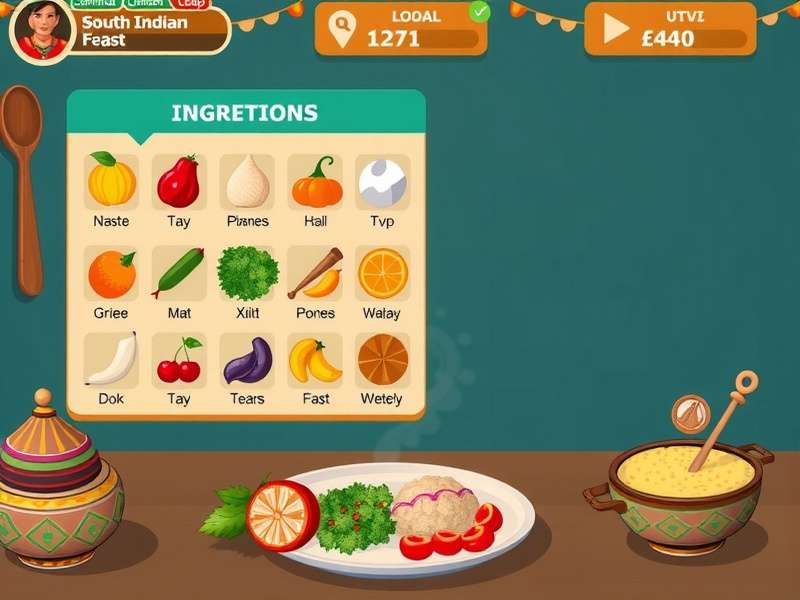 South Indian Feast recipe completion celebration