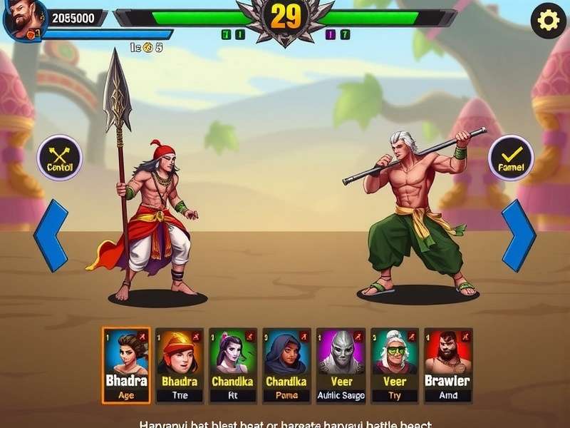 Bhadra - The Noble Warrior character from Haryanvi Battle Beast