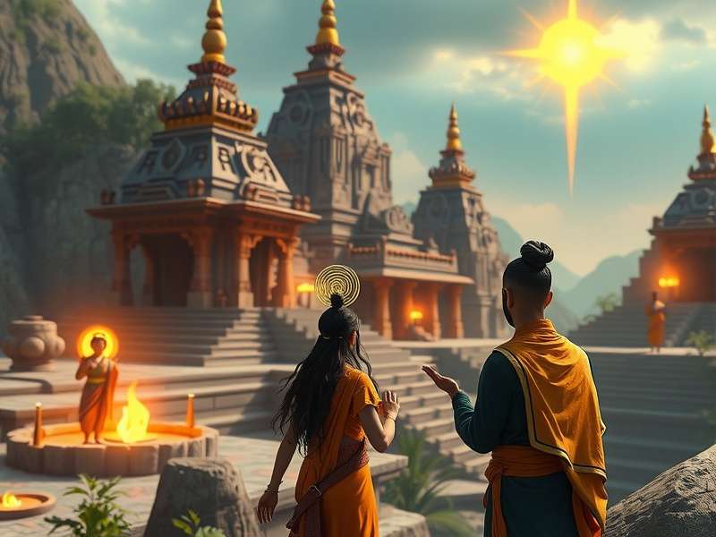 Yogi SSpellbound Trail gameplay showing puzzle solving and meditation mechanics