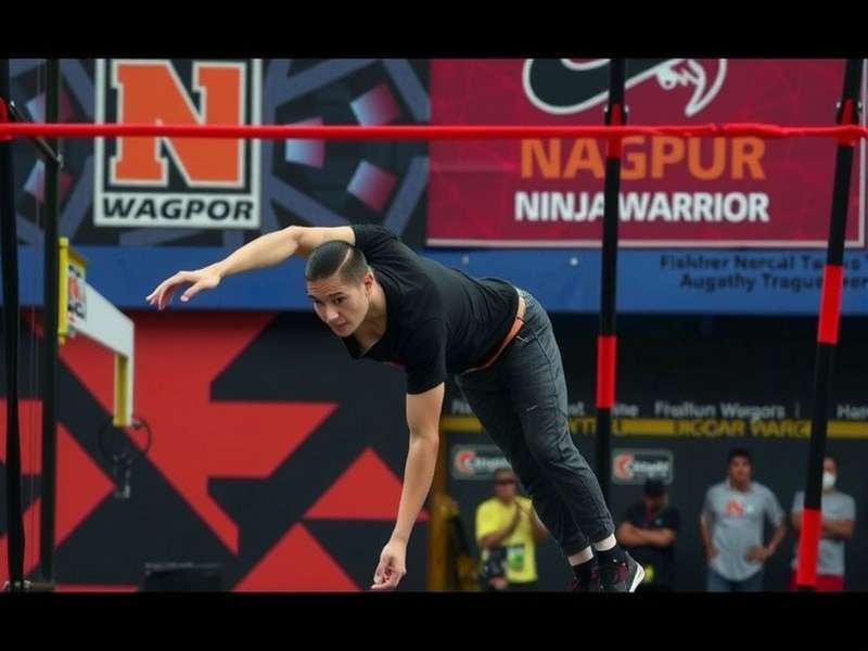 Nagpur Ninja Warrior obstacle course competition