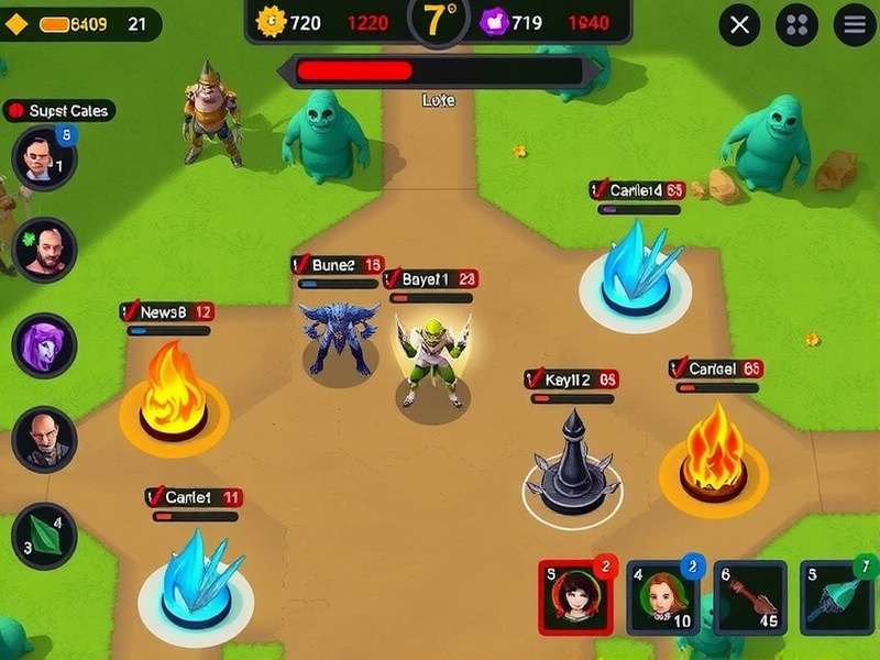 Dew Dominator battle scene showing unit formations