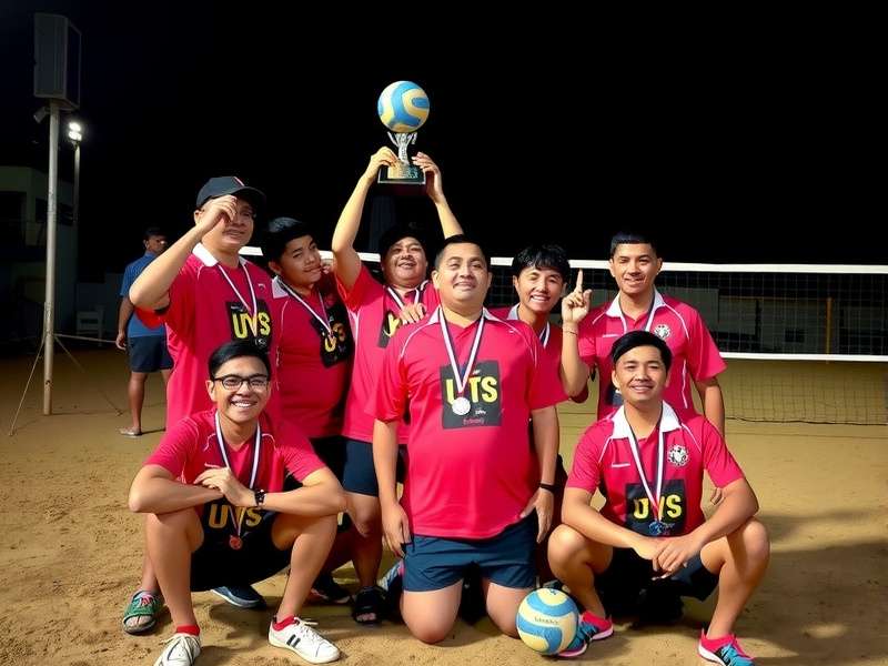 Goa Junior Volley Strikers Trophy Collection Goa Junior Volley Strikers trophy display and medal ceremony