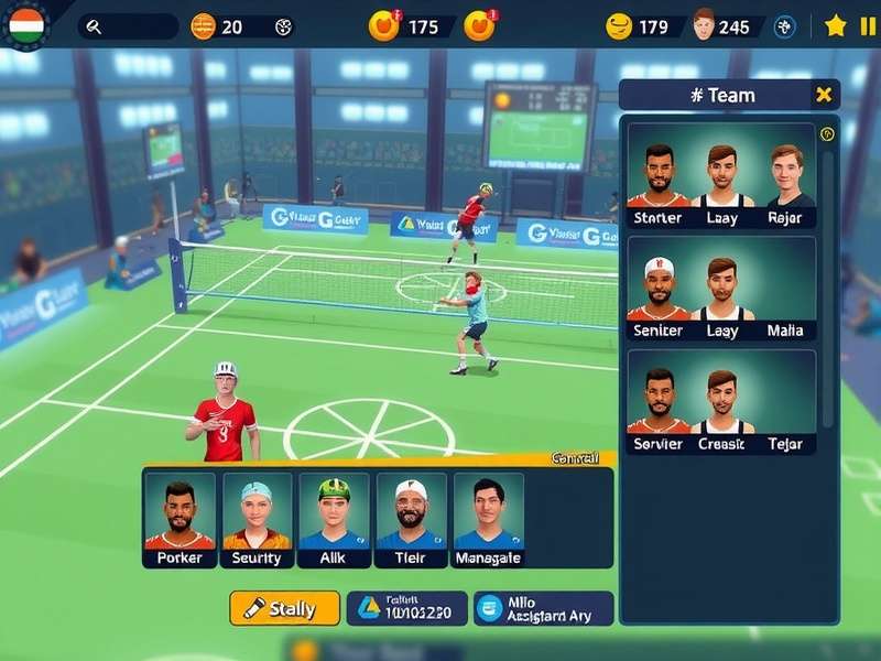 Volley Rise India development team working on game design