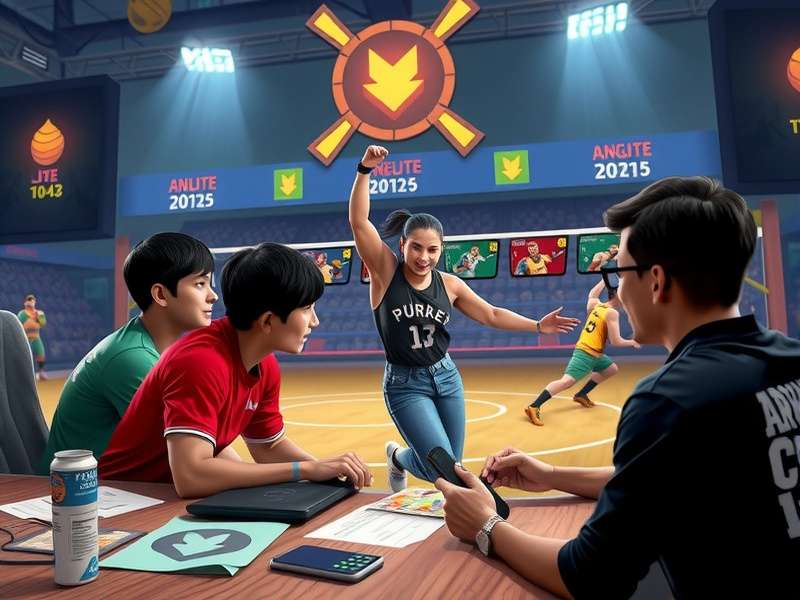 Anjuna Athletes development team working on game design