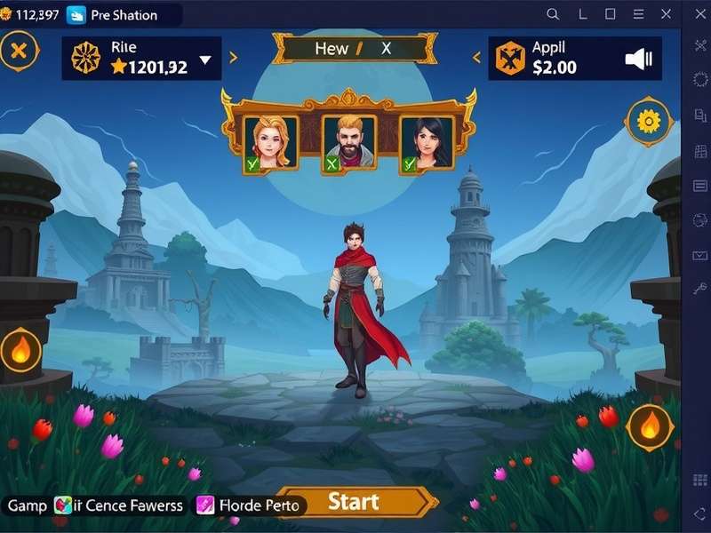 Desi Fennel Fantasy game world landscape