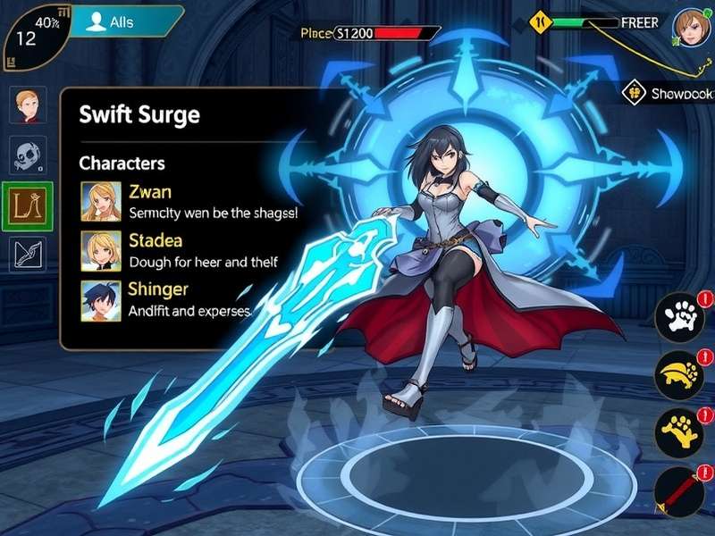 Siwan Swift Surge gameplay screenshot showing character action